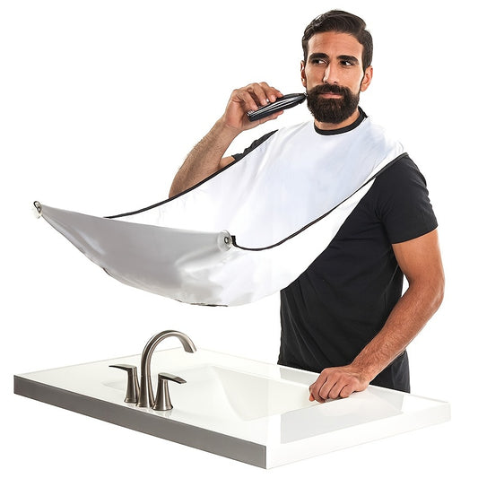 Mens Hair Catcher for Shaving, Trimming - Grooming Accessories & Gifts for Dad or Husband - 1 Size Fits All