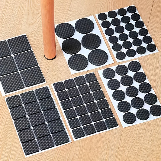 YITAPE Multi-Purpose Self-Adhesive Furniture Pads - Cut-to-Fit Scratch-Resistant Floor Protectors, Durable Non-Slip Chair, Table, and Appliance Leg Pads - Prevents Damage and Protects Hardwood Floors