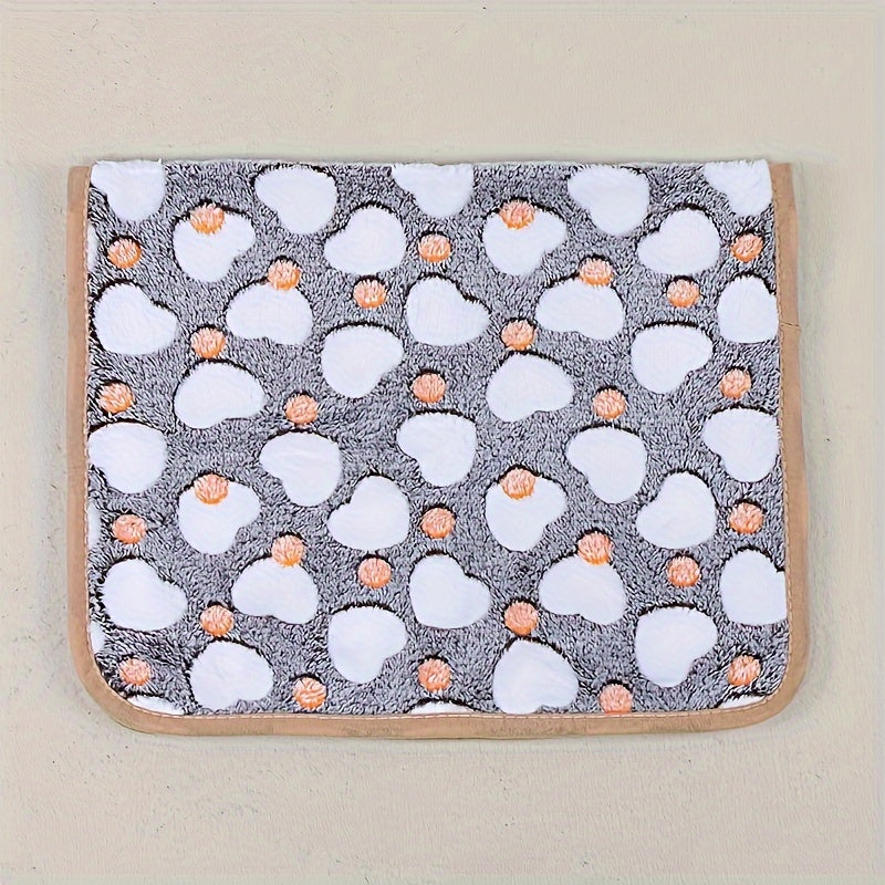 Comfortable And Breathable Cute Cartoon Pattern Dog Bed Blanket Washable Pet Blanket Cat And Dog Nest Mat