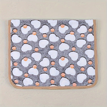 Comfortable And Breathable Cute Cartoon Pattern Dog Bed Blanket Washable Pet Blanket Cat And Dog Nest Mat