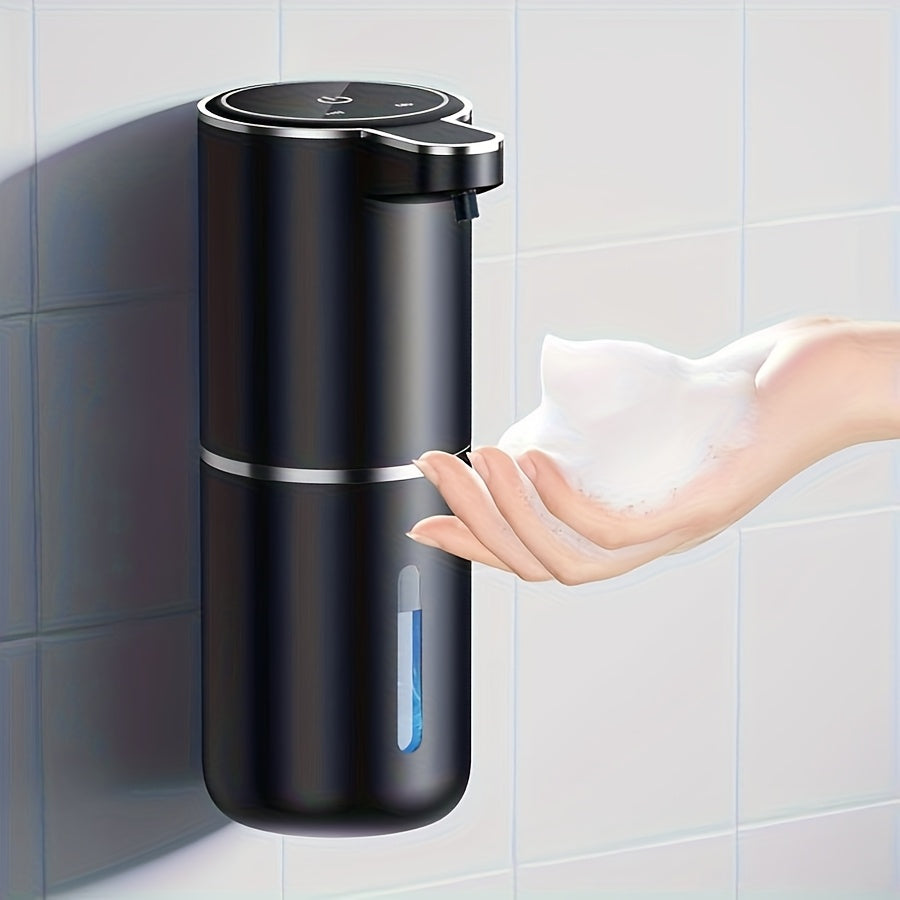 1x 380mL Automatic Soap Dispenser | Charging, Wall-Mounted, Plastic, Lithium Battery, Capacity