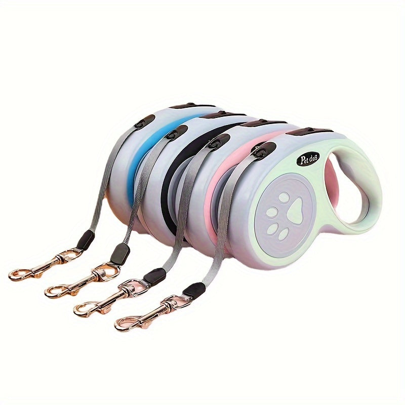 Durable One-Button Retractable Dog Leash for Small and Medium Pets - Ideal for Outdoor Walks and Travel