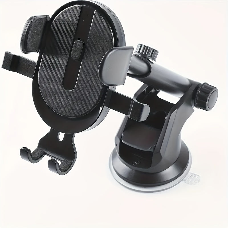 A Multifunctional Car Phone Holder with a Suction Cup for Navigation, Designed to Be Attached Inside The Vehicle