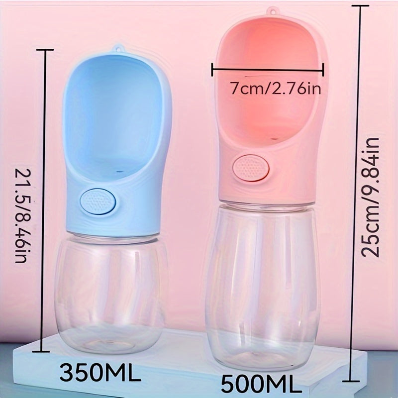 Portable Dog Water Bottle - Dog Drinking Water Bottle Travel Pet Accompanying Cup For Easy Feeding Drinking Supply - Uncharged Plastic