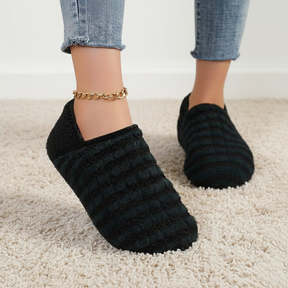 Women And Men Rubber Sole Soft-Lightweight Flat Shoes Non Slip House Gifts for Couple Slipper Designed for Wide Feet, Women Shoes