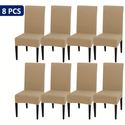 4-Piece/6-Piece/8-Piece/10-Piece/12-Piece S-Size Elastic Kitchen Chair Covers for Home Use