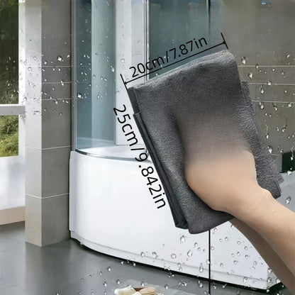 5-Piece Magic Microfiber Cloth Set for Streak-Free Glass Cleaning, No Water Marks for Windows or Mirrors