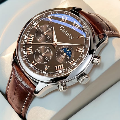 GAIETY Men's Premium Stylish Belt Luxury Quartz Watch, for Business Students and Sports