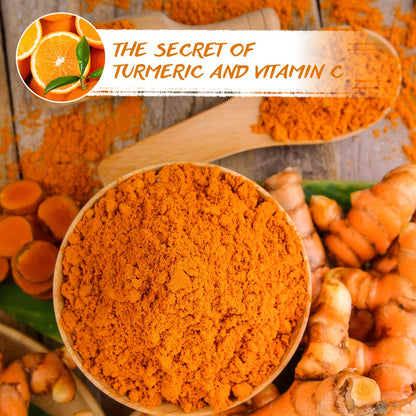 [Turmeric Vitamin C Facial Mask] Turmeric Vitamin C Cleaning Facial Mask Turmeric Mud Facial Mask Deep Cleaning Facial Mask Vitamin C Smearing Facial Mask Perfect Gift for Christmas, Halloween, Carnival, Valentine's Day and New Year