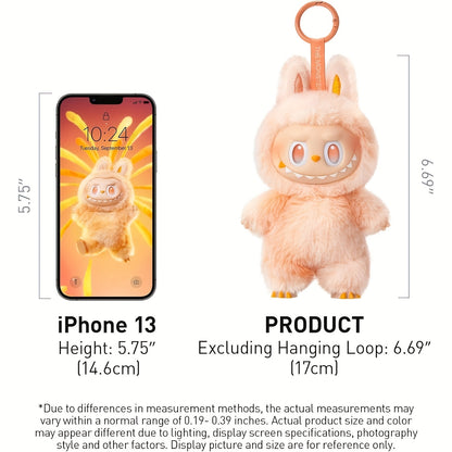 Single Box POP MART LABUBU 3rd Generation THE MONSTERS Front High Energy Series Plush Doll Mystery Box, Mystery Box Figure, Random Design Movable Doll Home Decoration Suitable as Halloween Christmas Birthday Gift