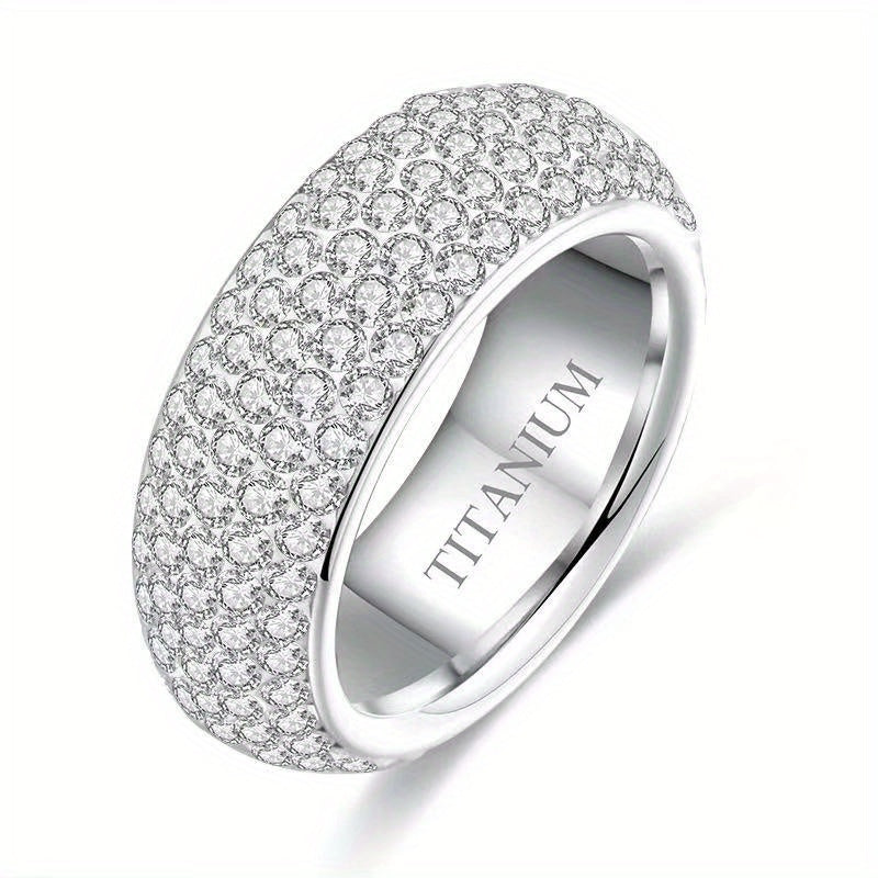 Titanium Steel 1pc Ring - For Couple Christmas Gift - Unisex for Men and Women