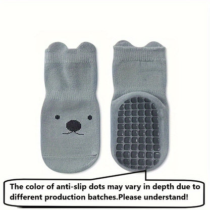 Baby Non-slip Floor Socks with Grips Anti-Slip Crew for Infants Toddlers Boys And girls