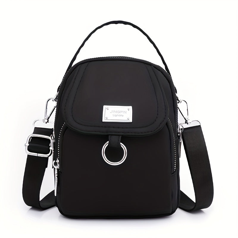 Multi-color Nylon Women's lightweight crossbody bag, casual MINI handbag, fashionable shoulder bag, phone bag, suitable for commuting, shopping, travel