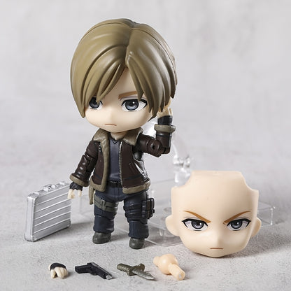 Anime/Game Themed Collectible Action Figure with Interchangeable Hands, Face & Accessories - PVC Swap-Out Parts Model for Tabletop Display, 3.54-inch (for...) - Collectible for Hobbyists & Gamers