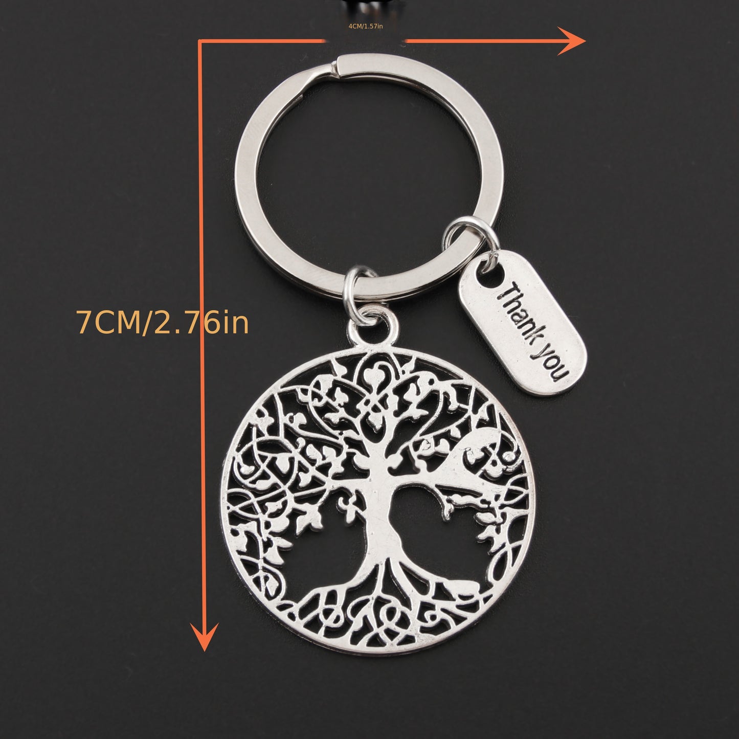 Tree of Life Nameplate Keychain
