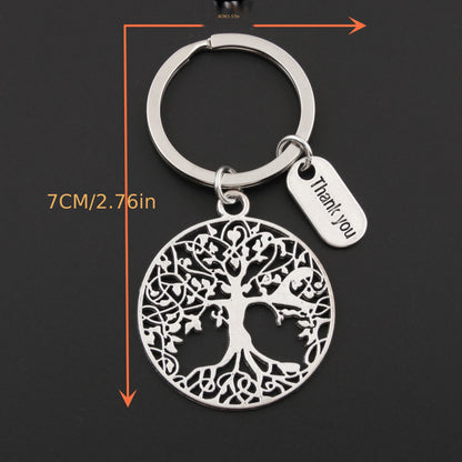 Tree of Life Nameplate Keychain