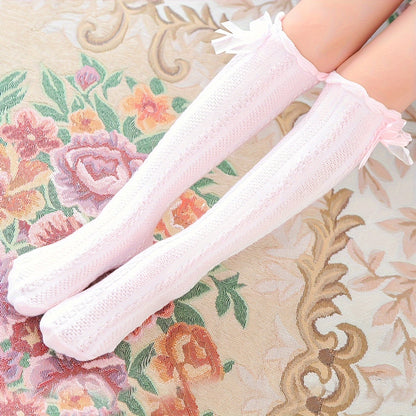 Girls' Ankle Socks with Bows