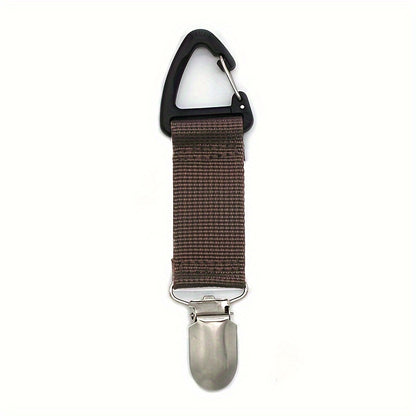 Ultra-Lightweight Travel Hat Clip - Conveniently Hangs on Bag, Securely Holds Hats - Portable, Essential Accessories for Handbags, Backpacks, Luggage
