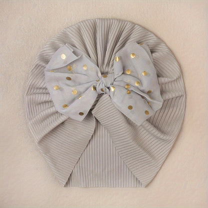 1pc Threaded Baby Hat Children's Bow Headband Baby Thin Girl Hat