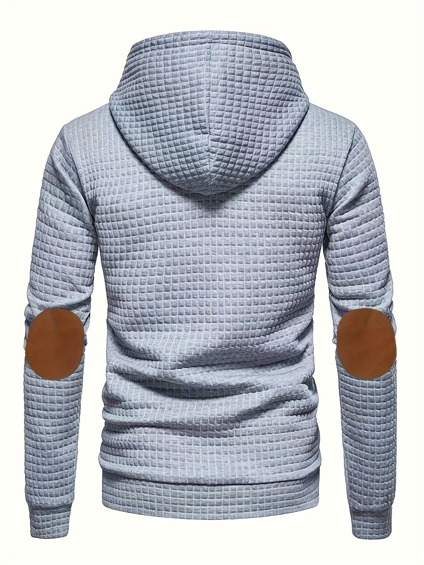 Pddzhaojun  Checkered Three-Dimensional Hooded Sweatshirt