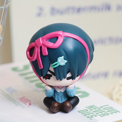 [Halloween, Christmas, Gift] 1pc/Figurines<Ivan&Till&Sua>Anime Figure- 6Cm Adorable Chibi Sitting Figure-Decorations-Collectibles-Desktop, Computer Case, Car Decoration-Halloween, Christmas, Gift-Innovative Gifts-Collector's Model