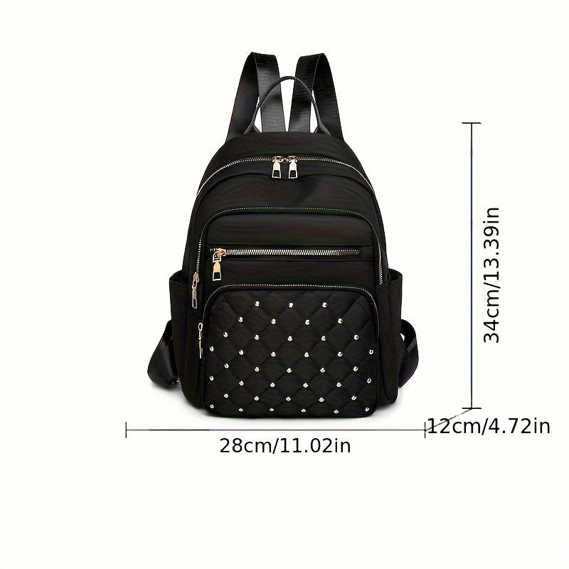 Casual Style Large Capacity Backpack with Adjustable Strap - Lightweight, Durable, Multi-Pocket Design, Zipper Closure, Polyester Lining, Perfect for Commute & Travel, Commute Backpack|Casual Style Backpack|Durable Backpack