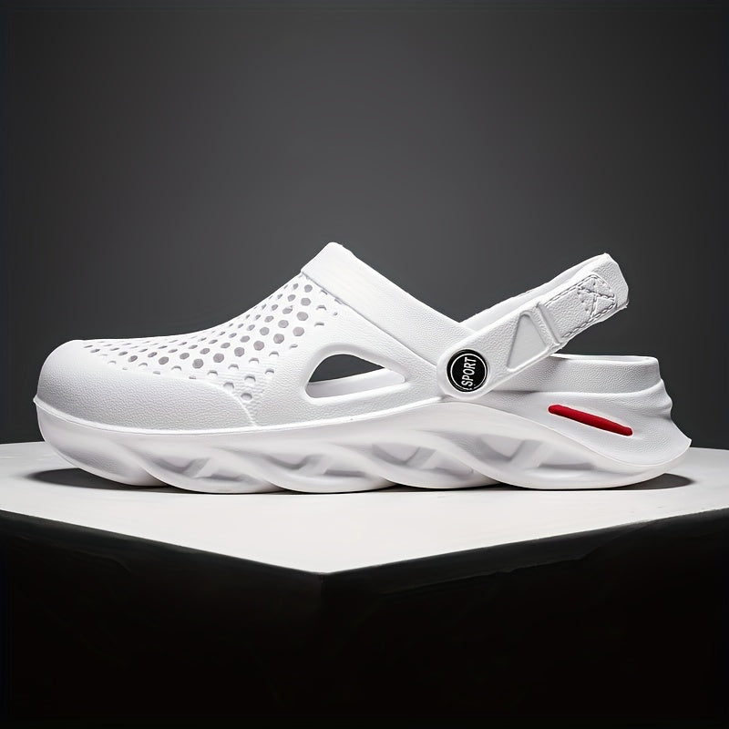 Men's Fashion Solid Color Slippers: Trendy, Comfortable, Non-Slip, Slip-On Casual Clogs, Perfect for Daily and Leisure Wear!
