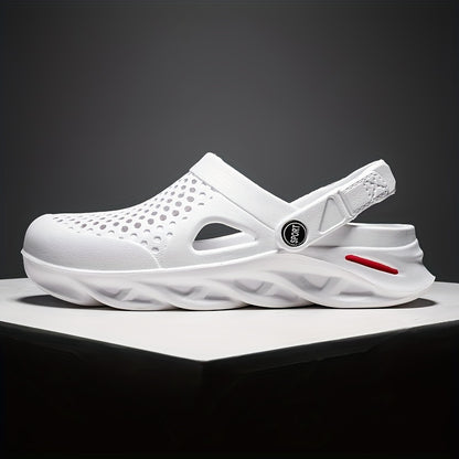 Men's Fashion Solid Color Slippers: Trendy, Comfortable, Non-Slip, Slip-On Casual Clogs, Perfect for Daily and Leisure Wear!