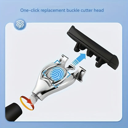 Men's Beard Shaver, 6-layers Blades Razors, Non Slip Handle, Replacement Blades, Men's Shaving Tools