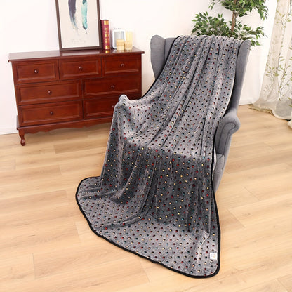 Pet Blanket, Coral Flannel Dog and Cat Quilt, Dog Bed Mat, Dog Blanket