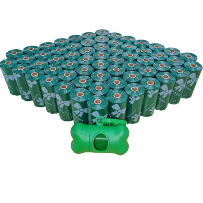 150 Bags/10 Rolls Extra Thick Dog Waste Poop Bag with Dispenser and Holder, Leak-Proof Durable Large Capacity Pet Cleanup Pouches in Beautiful Color Patterns, Convenient for Outdoor Use – Ideal Holiday or Birthday Gift