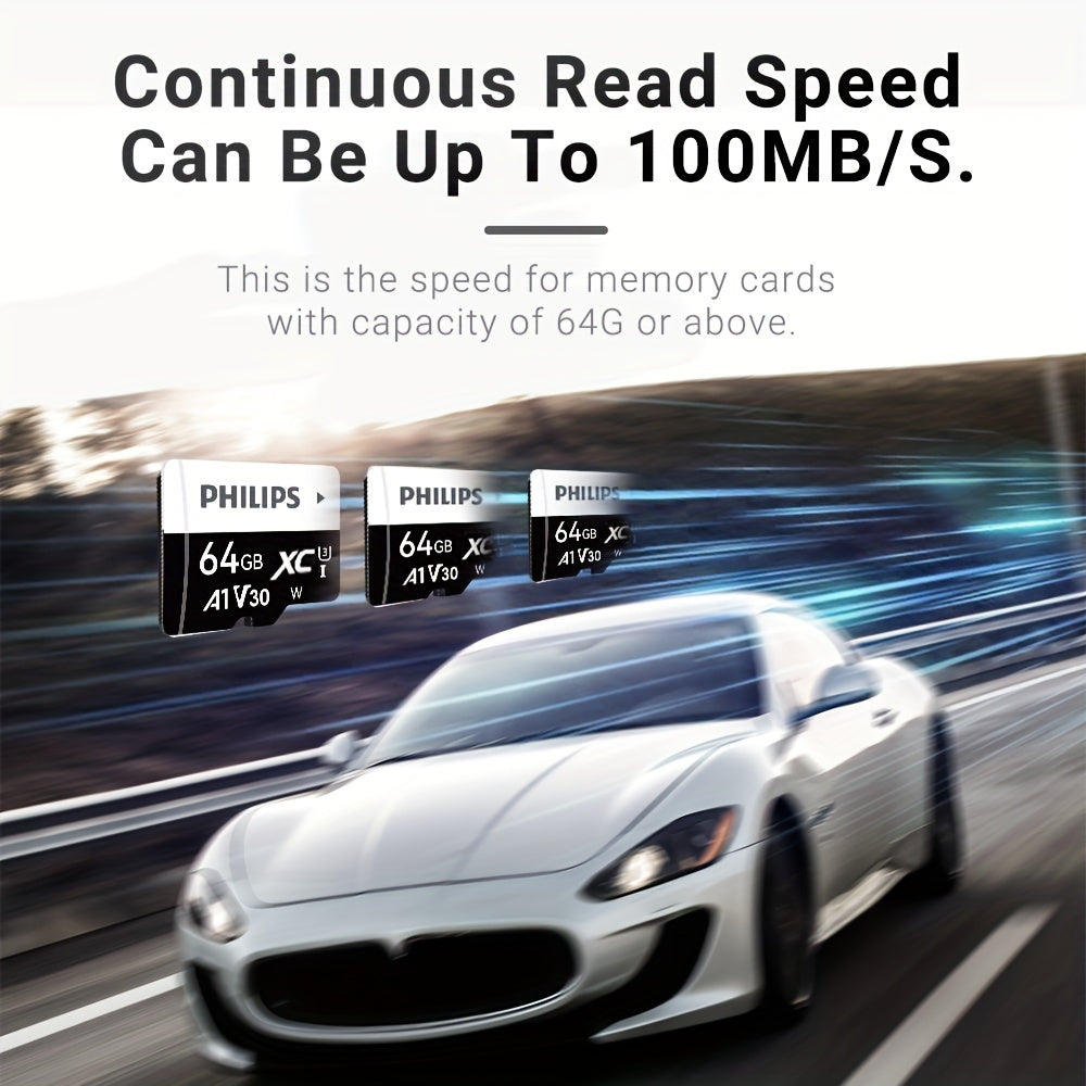 PHILIPS High-Speed Mini SD Memory Card Available in 256GB, 128GB, 64GB, 32GB, 16GB, And 8GB, Class 10 HD Mini Card Suitable for Phones, Tablets, Cameras, And Drones