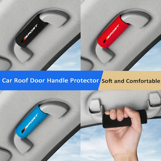 2pcs Fluff Car Roof Door Handle Protector Car Armrest Cover for Audi for BMW for Mercedes Benz for VW for Toyota