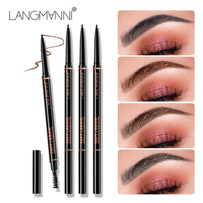 Smooth Long-Lasting Ultra-Fine Wild Eyebrow Pencil - Easy to Apply