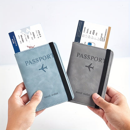 1pc RFID Passport Holder, Thin Passport Wallet, Surface, Multi Functional Wallet, Travel Passport Holder, Cute Card Holder