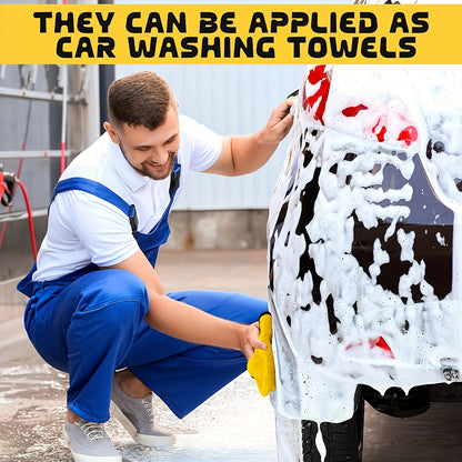 20/10-Pack Microfiber Car Wipes, Car Wash Towels, Dry Absorbent Microfiber Cleaning Cloths, Car Drying Towels for Auto Detailing - Father's Day Gift for Dad - Christmas - Halloween - Holiday Gift