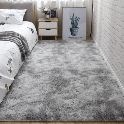 1pc, Soft Plush Non-slip Fuzzy Shag Area Rugs, Tie-Dyed Pet Friendly Bedroom Living Room Rug for Dorm Home Decor