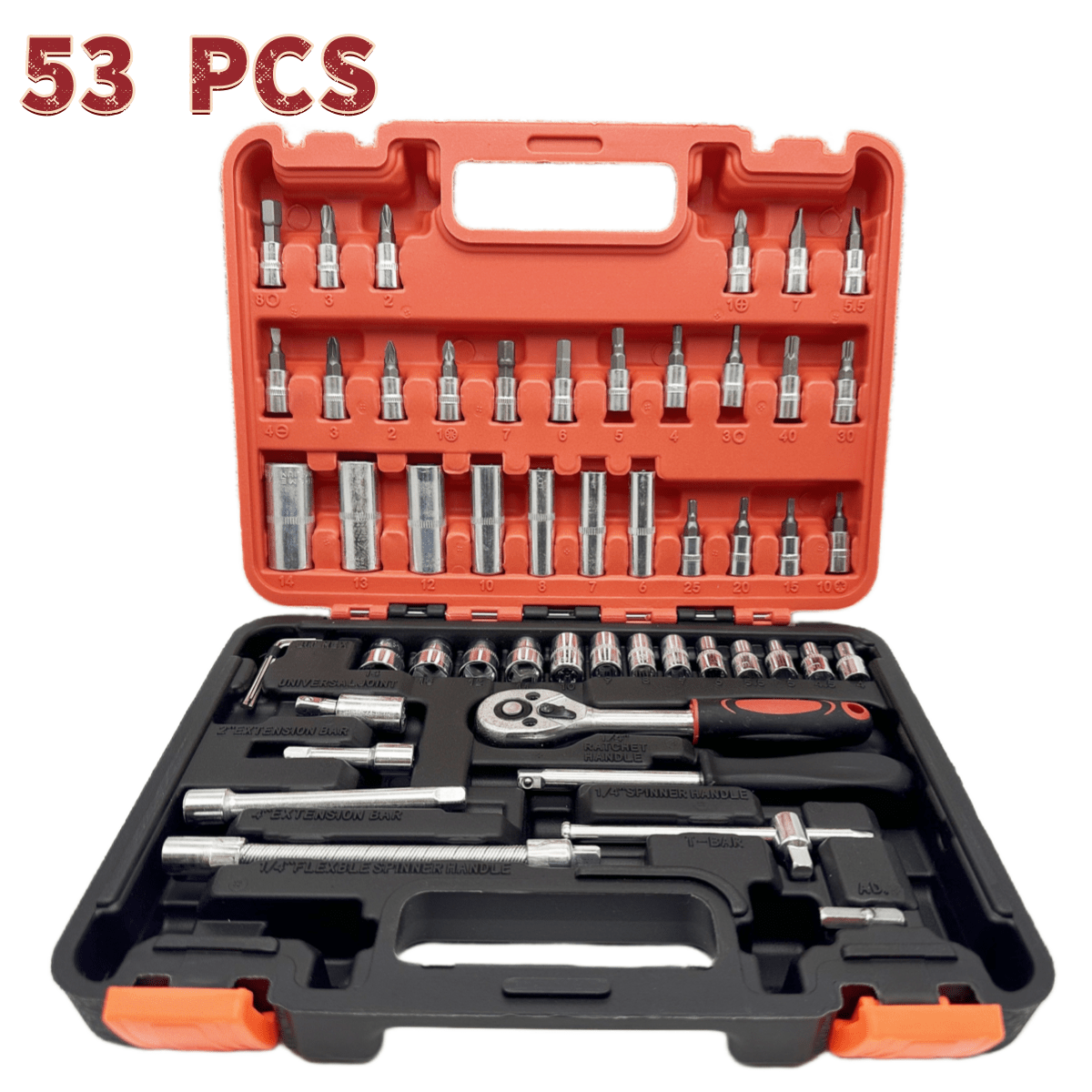 216pcs & 94pcs & 53pcs & 46pcs Repair Tool Set with Storage Box, Suitable for Car Repair, Home Repair, Repair Accessories for Professionals and DIY Enthusiasts
