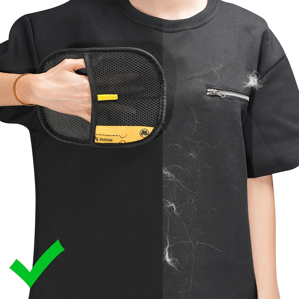 2pcs Household Hair Removal Brush, a Pet Hair Removal Artifact, Electrostatic Hair Removal Gloves, Can Be Reused, Convenient And Fast, Can Be Used in Multiple Environments