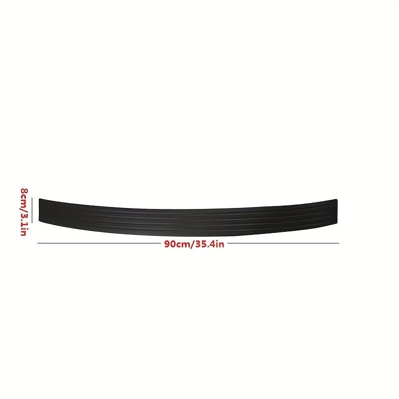 Automotive General Trunk Protection Bar Bumper Anti-collision Anti-rub Tail Door Decorative Bar Sill Rear Protection Sticker