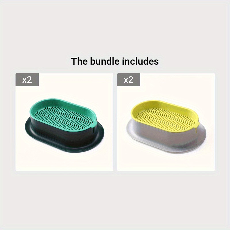 [Grass Planting Box] Seed Sprouting Trays Set | Cat Grass Planting Box, Planting Hydroponics Box, Garden Seed Sprouter Tray | (Without Seeds)