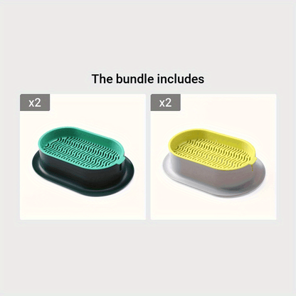 [Grass Planting Box] Seed Sprouting Trays Set | Cat Grass Planting Box, Planting Hydroponics Box, Garden Seed Sprouter Tray | (Without Seeds)