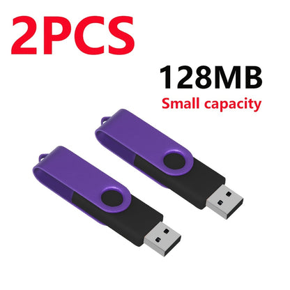 [Usb Flash Drive] 2pcs USB Flash Drive 8GB 4GB 2GB 1GB 512MB 256MB 128MB 64MB USB 2.0 High Speed U Disk USB Disk Metal Pen Drive USB Drive for PC/Laptops/Tablets/Mobile PhonesCar Audio/Game Console/Audio - Store Your Files Securely!