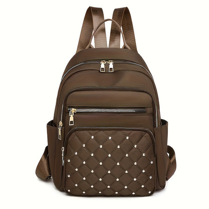 Casual Style Large Capacity Backpack with Adjustable Strap - Lightweight, Durable, Multi-Pocket Design, Zipper Closure, Polyester Lining, Perfect for Commute & Travel, Commute Backpack|Casual Style Backpack|Durable Backpack