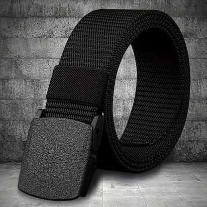 [Nylon Waistband] Nylon Waistband for Both Men and Women, Non-metallic Buckle for Anti Allergy, Youth Outdoor Leisure and Outdoor Waistband, Smooth Buckle, Nylon Waistband, Security Check Pants, Waistband for Trendy Sports