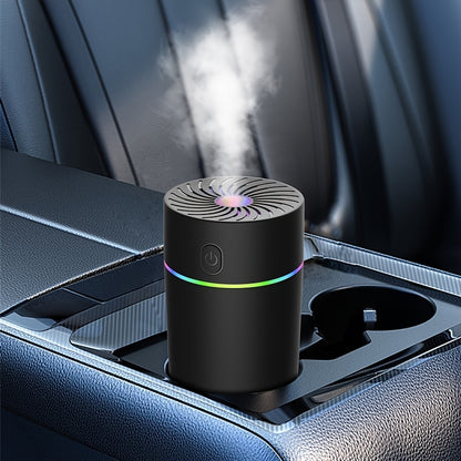 A USB Mini Essential Oil Diffuser That Also Serves As a Car Air Freshener And Humidifier, Designed for Different Car Models, Featuring 7 Color-Changing Lights, Ideal for Use in Cars, Homes, During Travel, in Bedrooms, And Offices, Without Battery