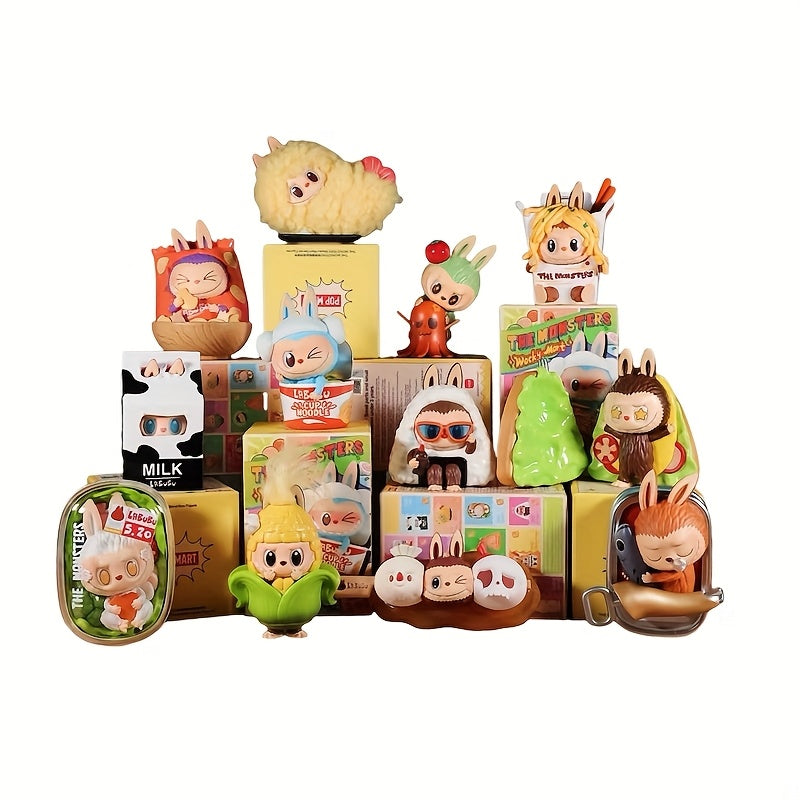 Official POP MART LABUBU Wacky Mart Series Figure Mystery Box Collectible Toys for Halloween Christmas Gifts