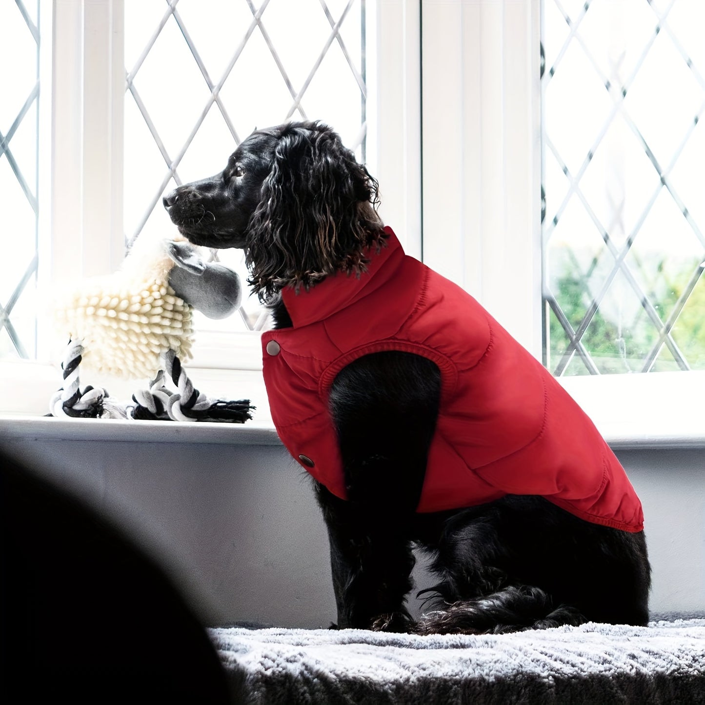 [Thickened Vest] Thickened Outerwear Vest | Autumn and Winter for Large Dogs Suitable for Cold Weather