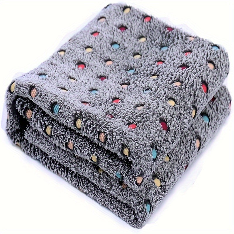 Pet Blanket, Coral Flannel Dog and Cat Quilt, Dog Bed Mat, Dog Blanket