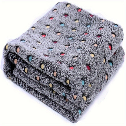 Pet Blanket, Coral Flannel Dog and Cat Quilt, Dog Bed Mat, Dog Blanket